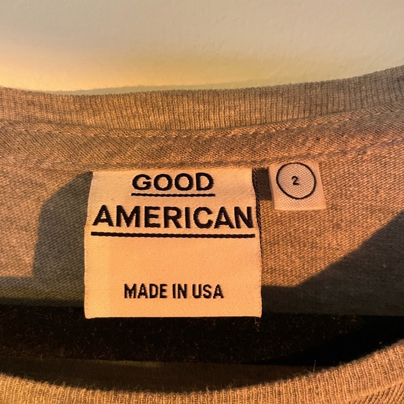 Good American Grey T Shirt - Picture 1 of 5